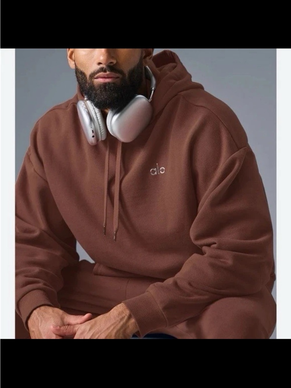 ALO Yoga Accolade Hoodie Chestnut 🌰 Unisex Size: MEDUIM NWOT 🏷️ (SOLD OUT)!!